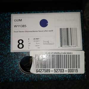 EMU Australia Esperada Shoes. Denim Color size 8